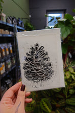 Load image into Gallery viewer, Lino Print and Hand painted Cards
