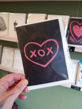 Load image into Gallery viewer, Lino Print and Hand painted Cards
