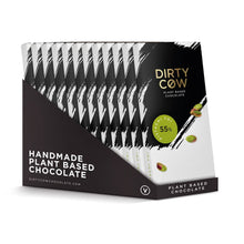 Load image into Gallery viewer, DIRTY COW - PISTACHI YO! PLANT BASED VEGAN CHOCOLATE BAR
