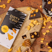 Load image into Gallery viewer, DIRTY COW - HONEY COME HOME PLANT BASED VEGAN CHOCOLATE BAR
