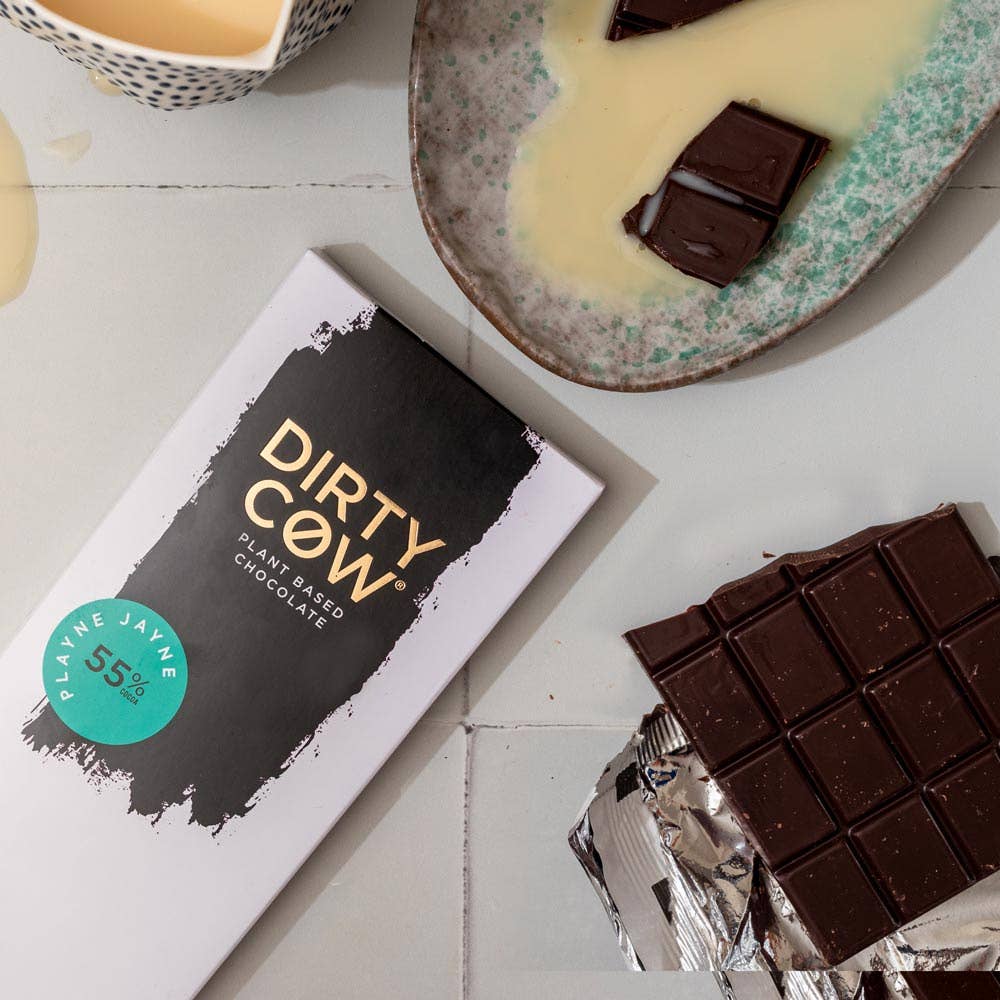 DIRTY COW - PLAYNE JAYNE PLANT BASED VEGAN CHOCOLATE BAR
