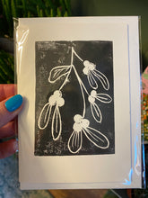 Load image into Gallery viewer, Lino Print and Hand painted Cards
